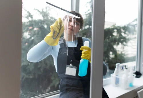 Nettoyage de vitres intérieures et extérieures à Saint-Marc-du-Cor